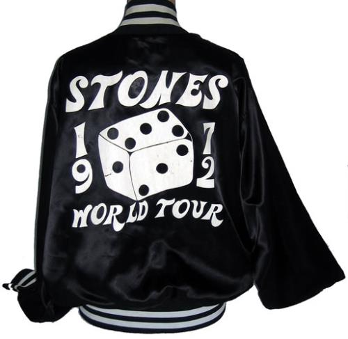 ミュージシャン rolling stones 94/95 tour jacket The Rolling Stones Voodoo Lounge Tour 94/95 Vintage Leather